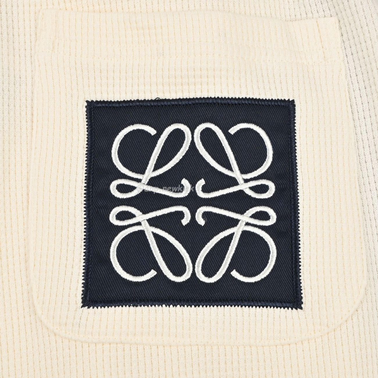 Loewe 24ss Embroidered Logo Color Blocking Waffle Shorts (5) - www.newkick.vip